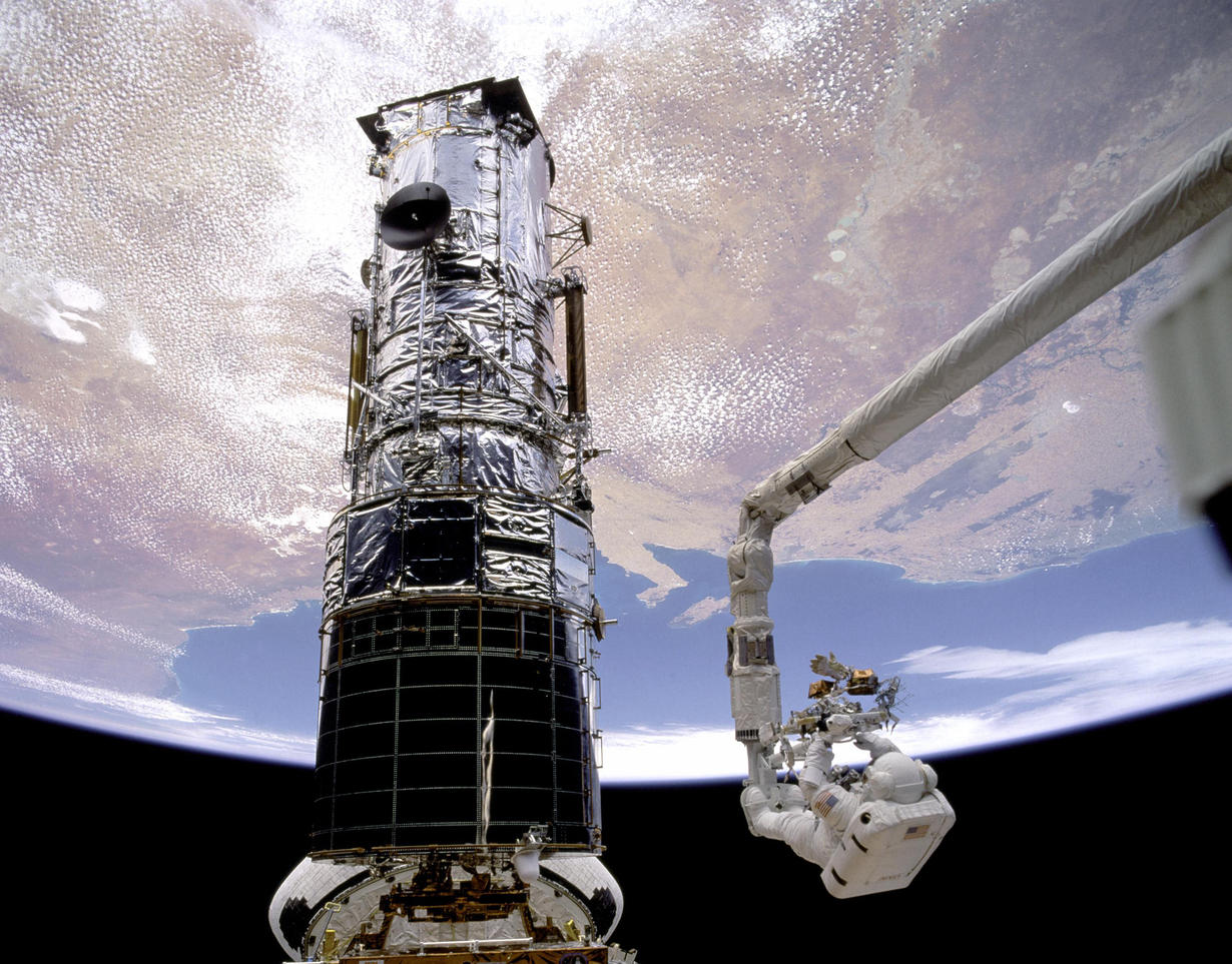 STS-60 mission to repair the Hubble Telescope