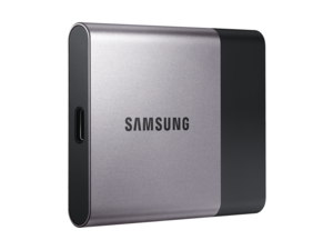 Samsung SSD T3 perspective shot