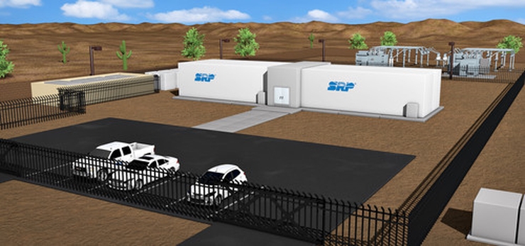 Rendering of SRP's DataStation, a home for data centers on its grid