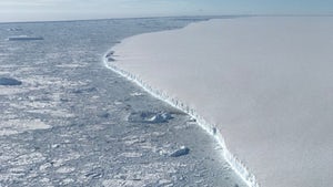 NASA's breathtaking photographs of Antarctica's new giant iceberg
